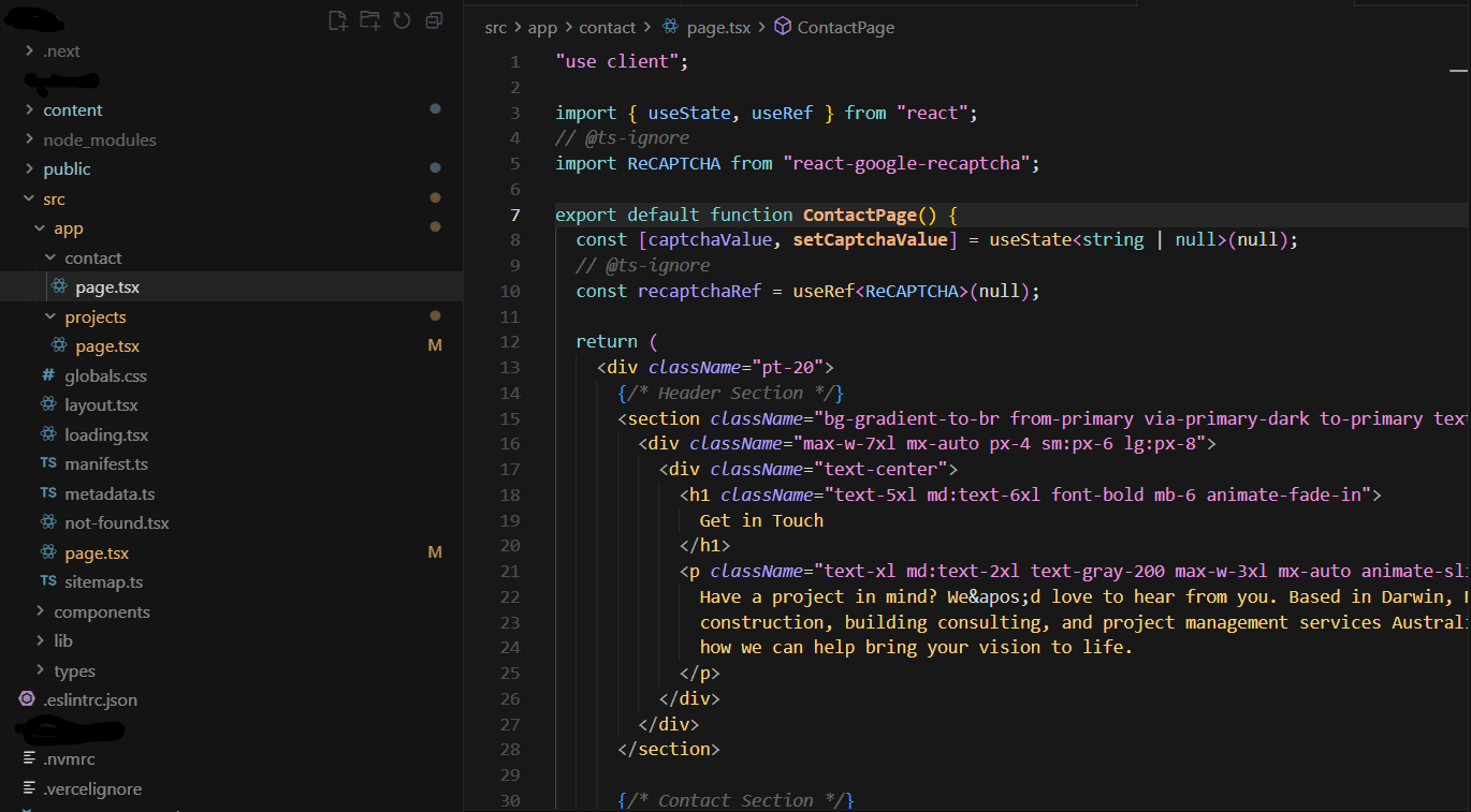 Construction project
